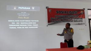 Kasat Binmas Polres P.Ambon dan Pp.Lease,AKP W.B Minanlarat,SH