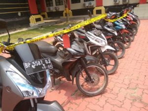 Barang Bukti 10 Unit Ranmor