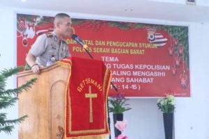 Kapolres SBB, AKBP Bayu Tarida Butar-Butar