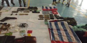 Barang Bukti Milik Anggota Kelompok Kriminal Bersenjata (KKB)