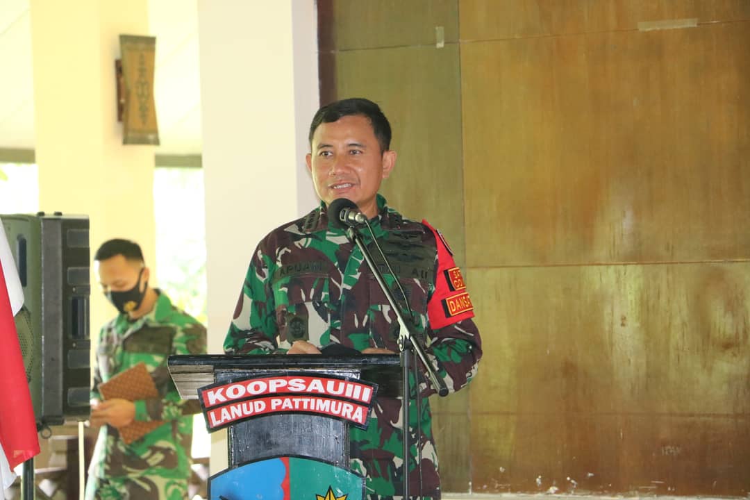 Komandan Lanud Pattimura Kolonel Pnb Sapuan, S.Sos,M.M,